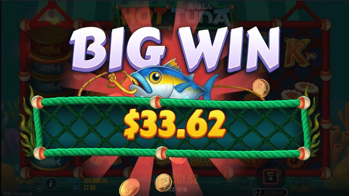 Tampilan visual slot Hot Tuna dengan nuansa nelayan Asia